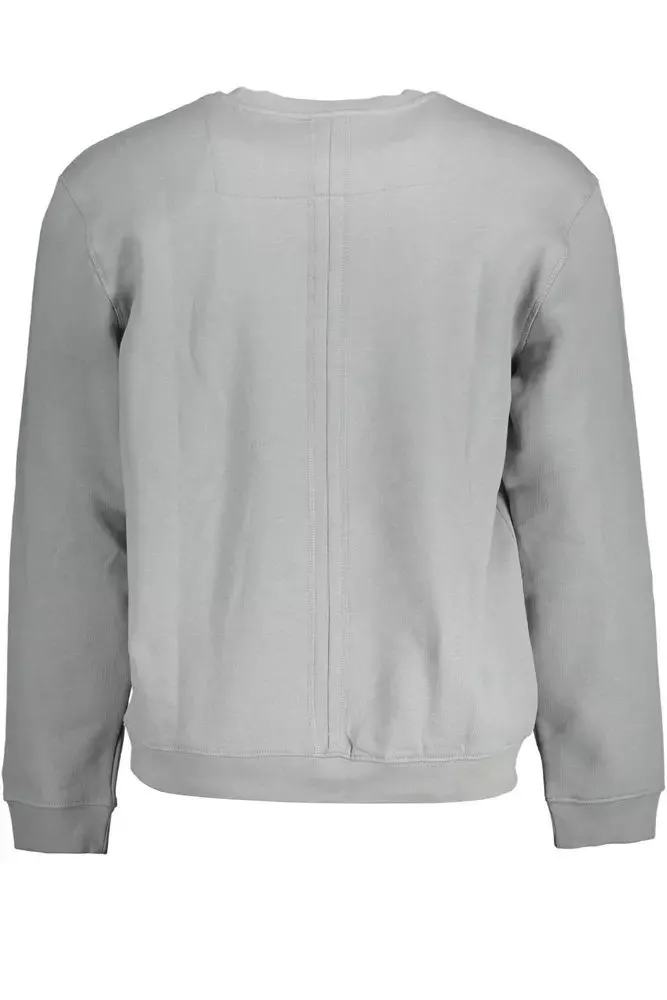 Chic Embroidered Logo Gray Sweatshirt sold by Louxly product image thumbnail 2