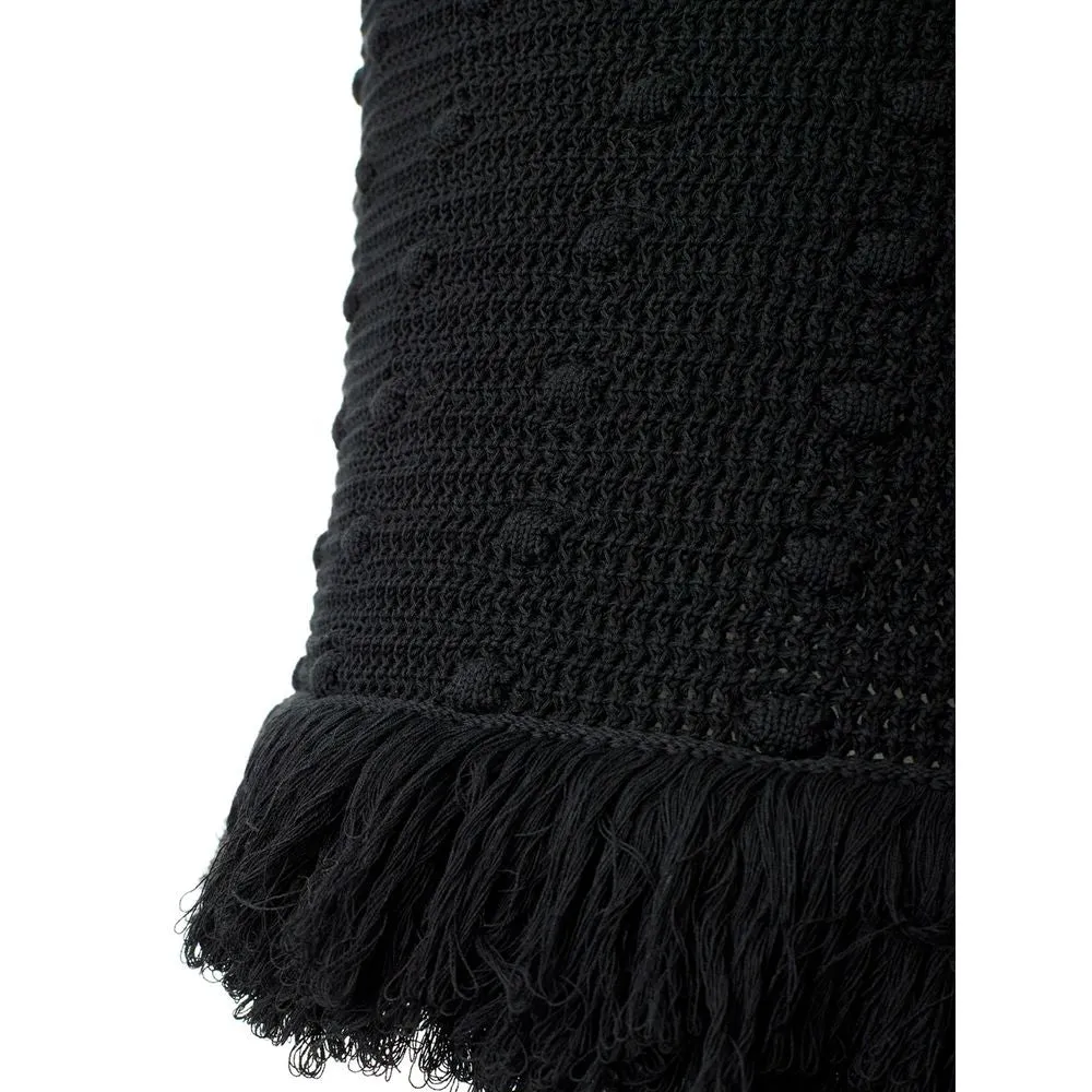 Elegant Black Cotton Skirt sold by Louxly product image thumbnail 4