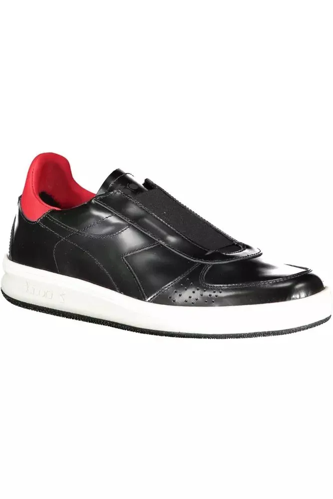 Sleek Black Diadora Sneakers with Contrasting Details sold by Louxly product image thumbnail 2