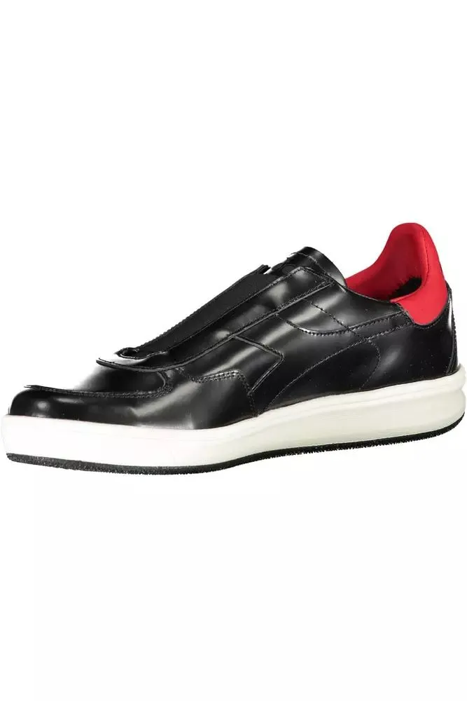 Sleek Black Diadora Sneakers with Contrasting Details sold by Louxly product image thumbnail 3