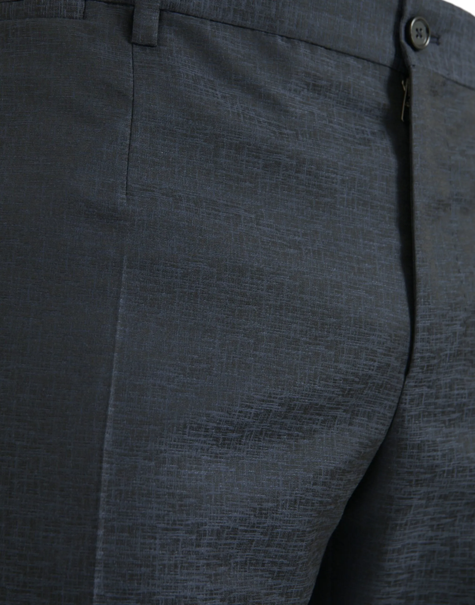 Blue Wool Men Skinny Dress Pants sold by Louxly product image thumbnail 4