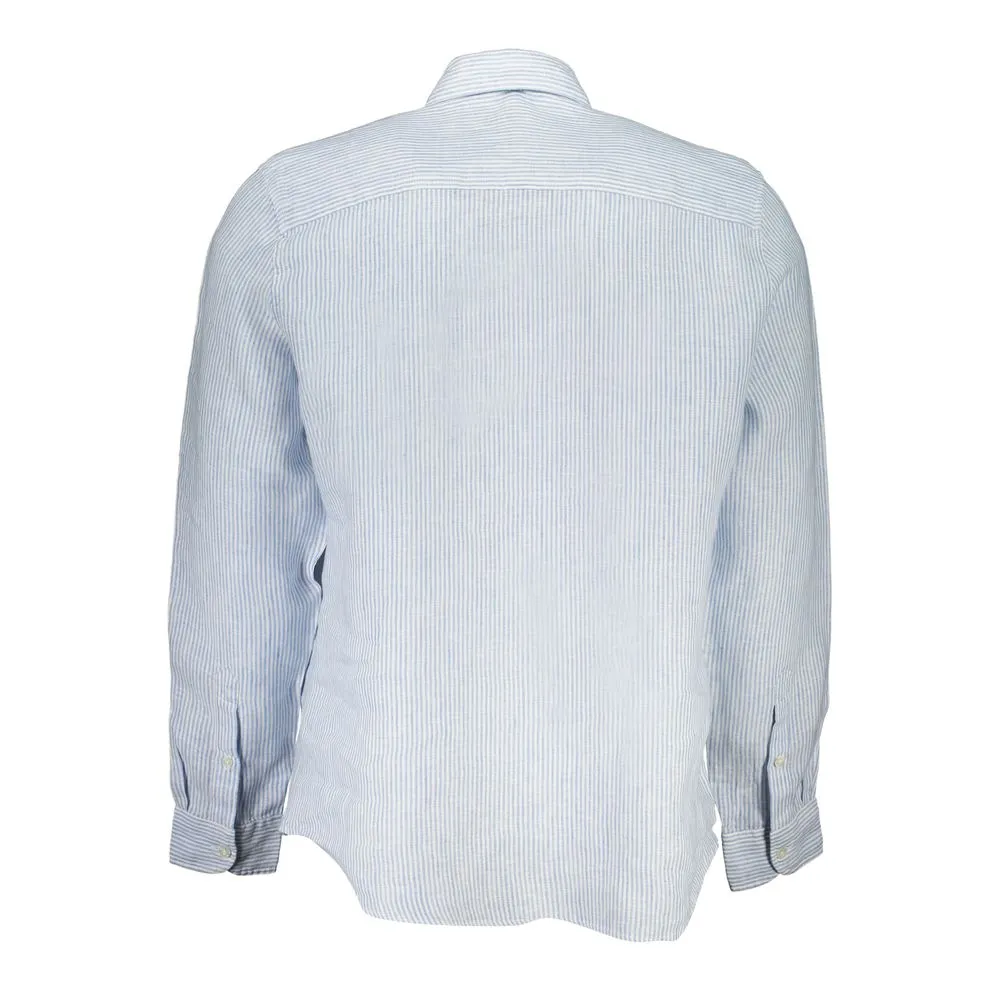 Light Blue Linen Shirt sold by Louxly product image thumbnail 2