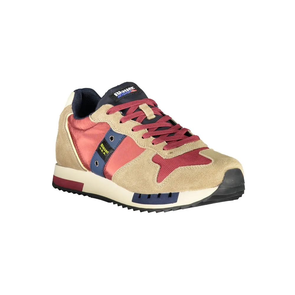 Beige Sports Sneakers with Contrast Accents sold by Louxly product image thumbnail 2