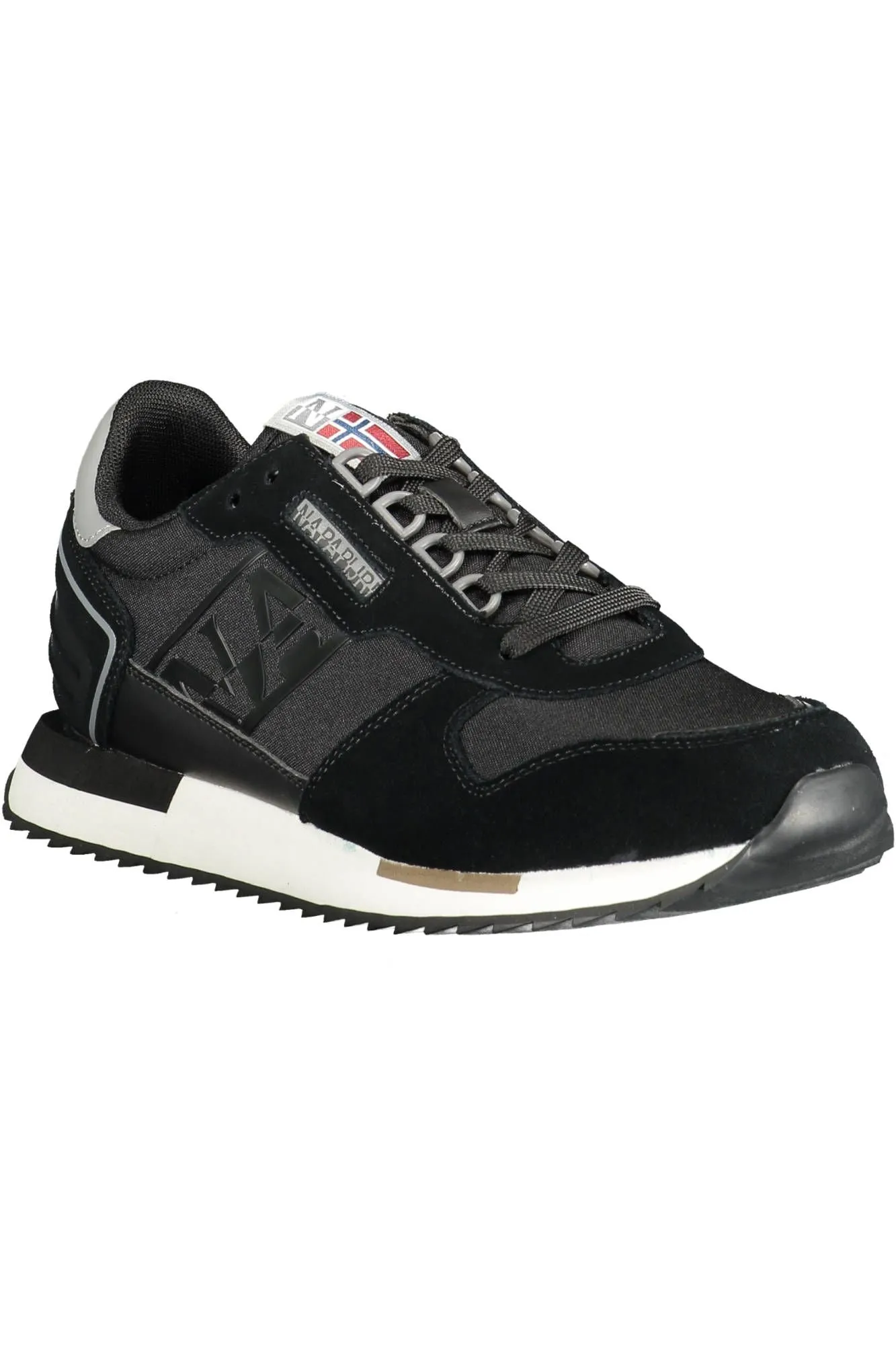 Black Polyester Men Sneaker sold by Louxly product image thumbnail 2