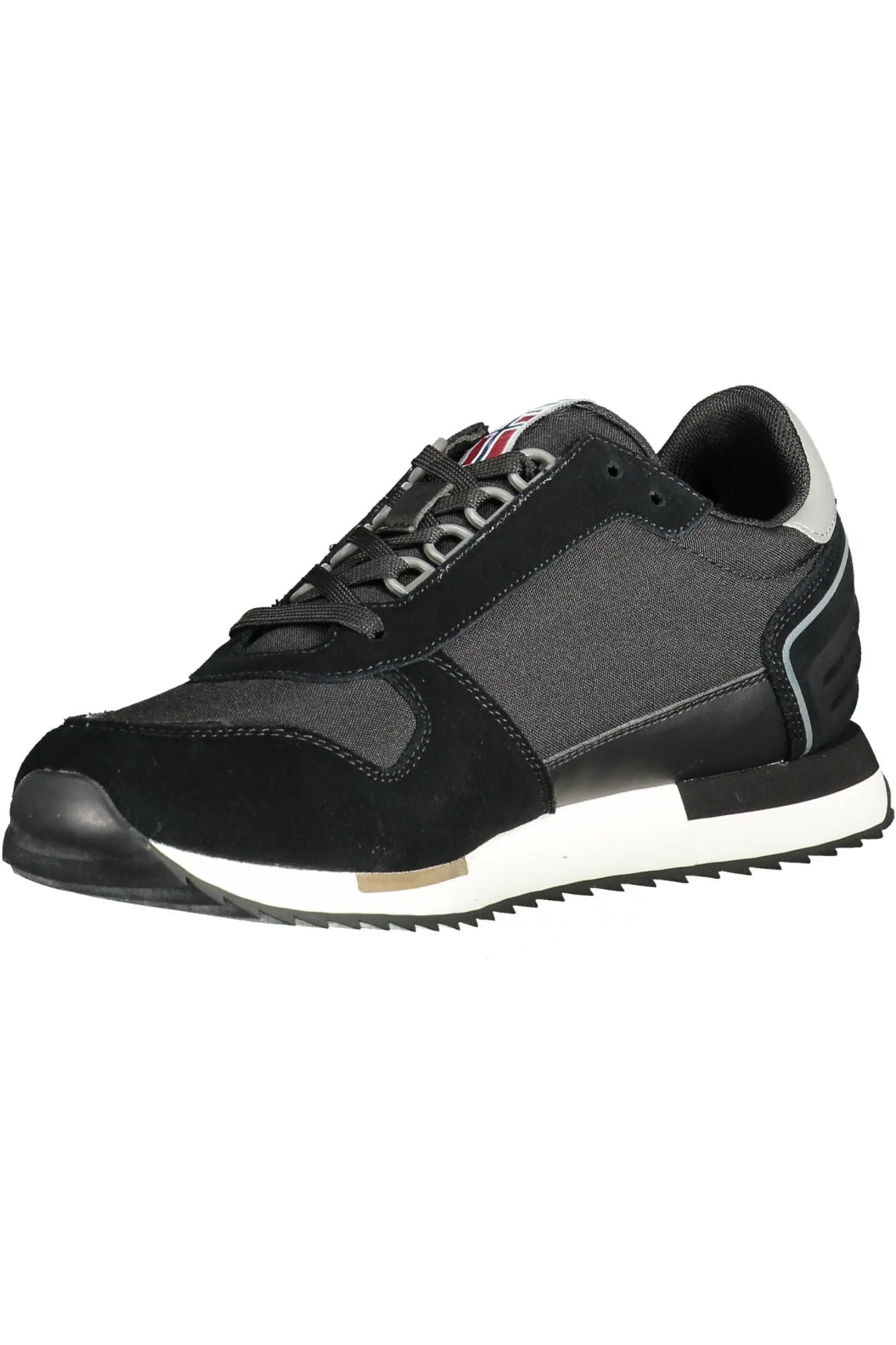 Black Polyester Men Sneaker sold by Louxly product image thumbnail 3