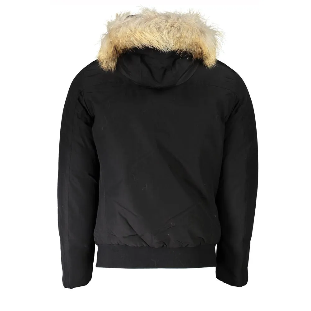 Black Cotton Jacket sold by Louxly product image thumbnail 2