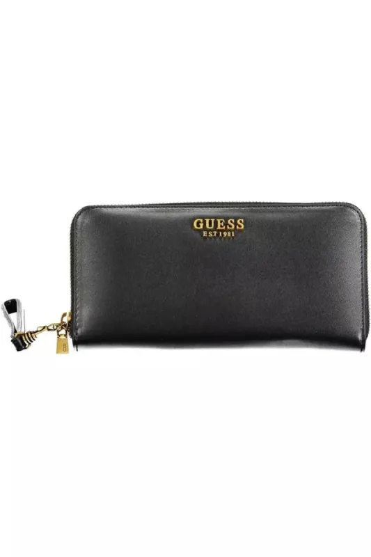 Black Polyethylene Women Wallet sold by Louxly