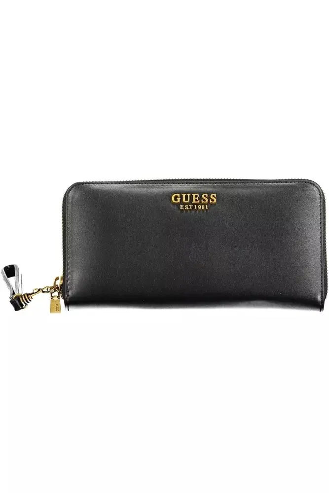 Black Polyethylene Women Wallet sold by Louxly