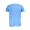 Light Blue Cotton Men T-Shirt sold by Louxly
