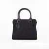 Hamilton XS Small Black Grained Leather Satchel Crossbody Bag Purse sold by Louxly