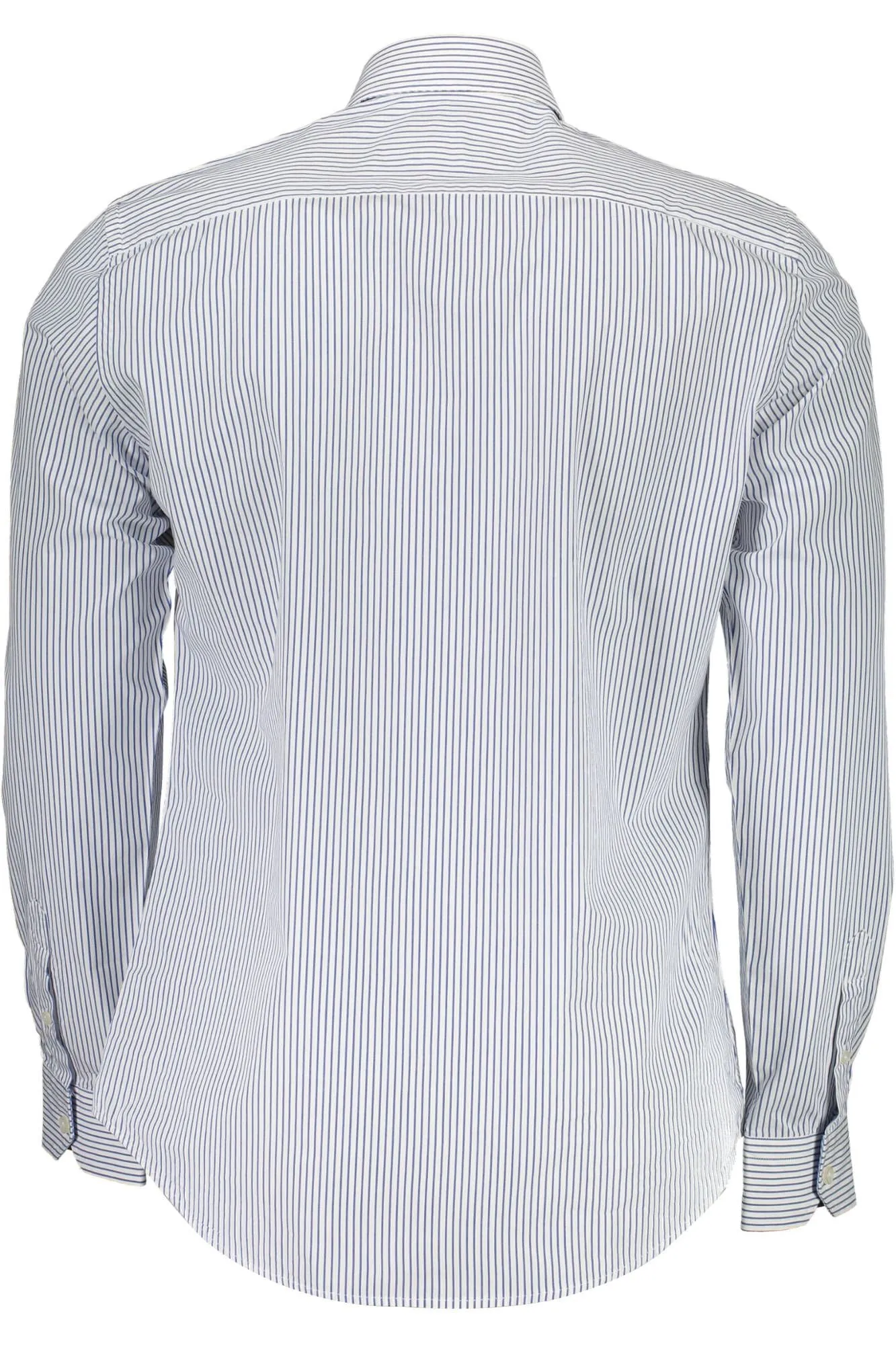 Elegant White Narrow Fit Long Sleeve Shirt sold by Louxly product image thumbnail 2