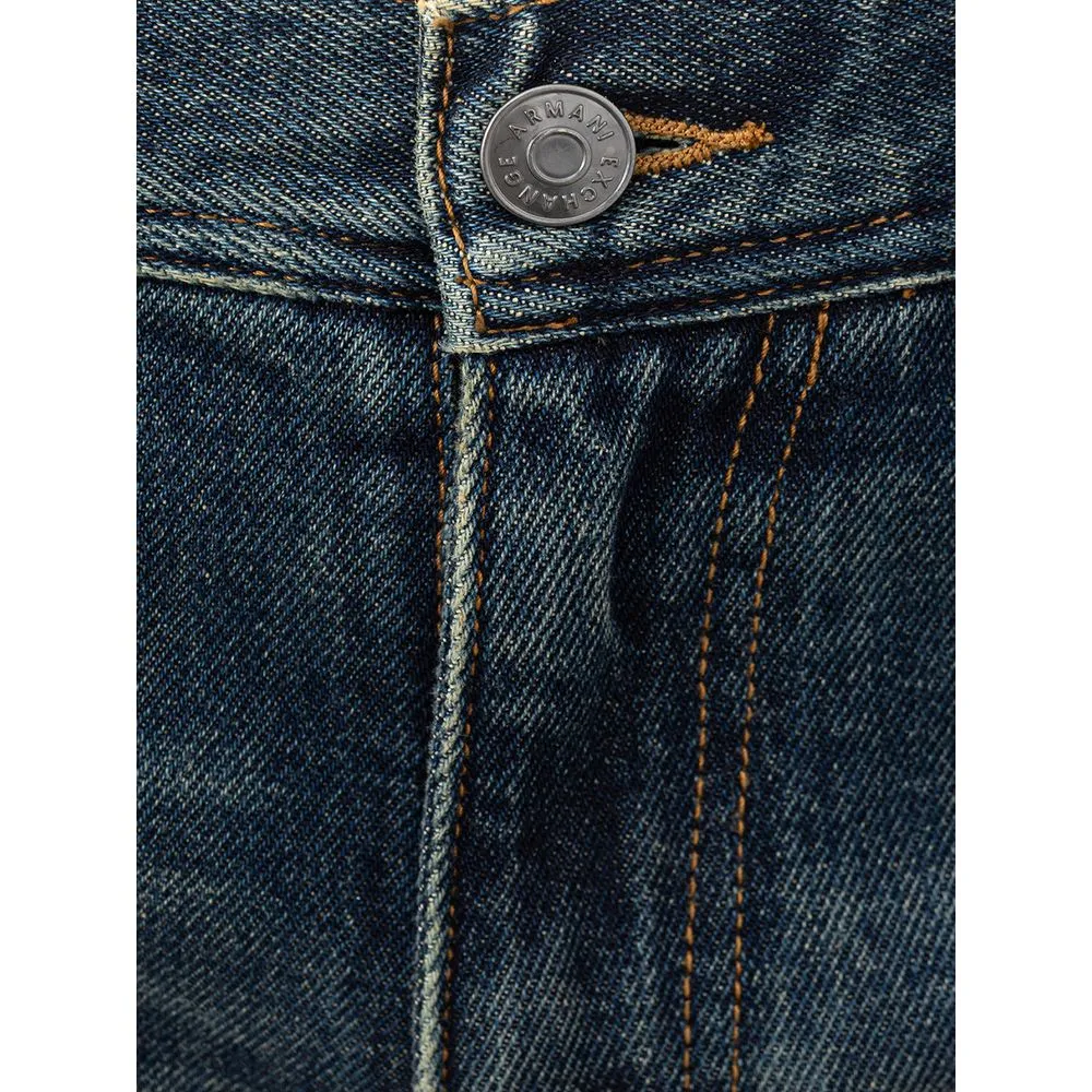 Elevated Blue Cotton Denim sold by Louxly product image thumbnail 4