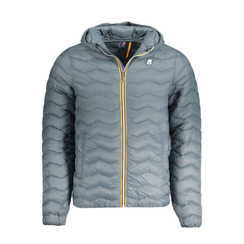 Gray Polyamide Jacket sold by Louxly