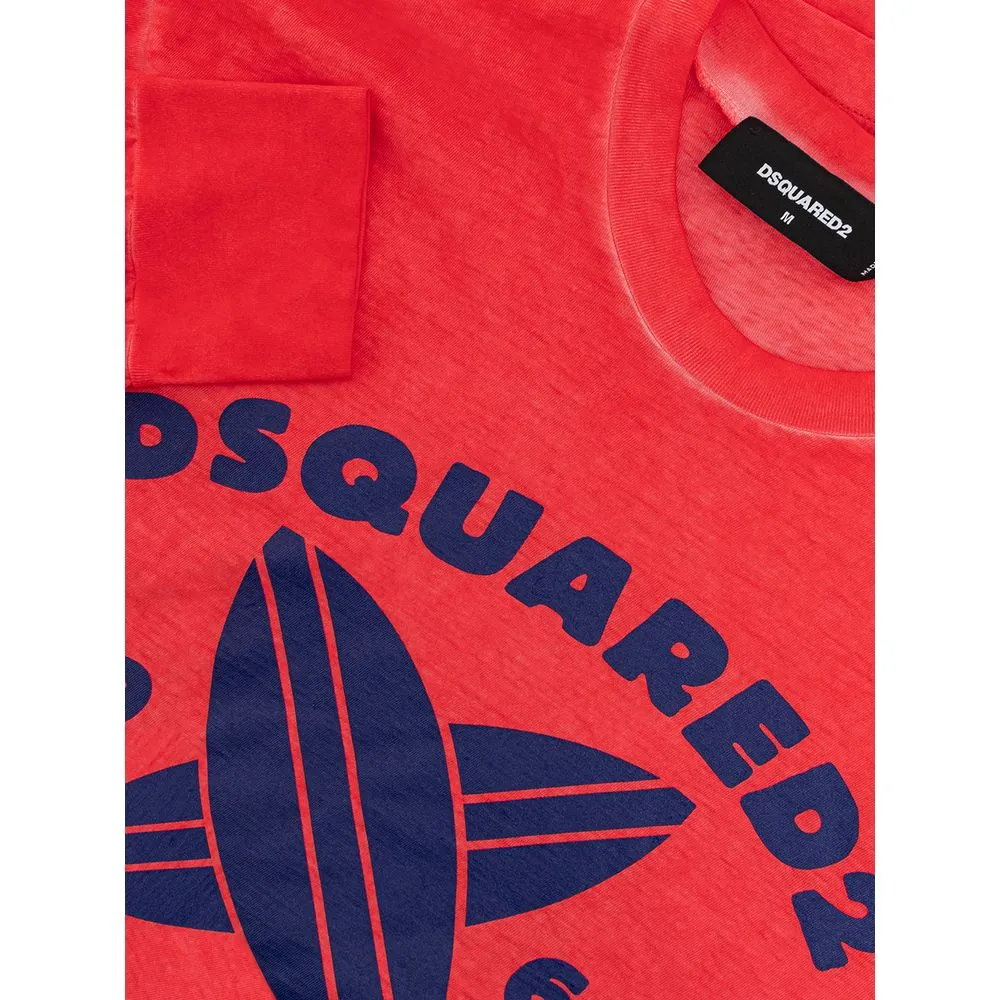 Red Cotton T-Shirt sold by Louxly product image thumbnail 3