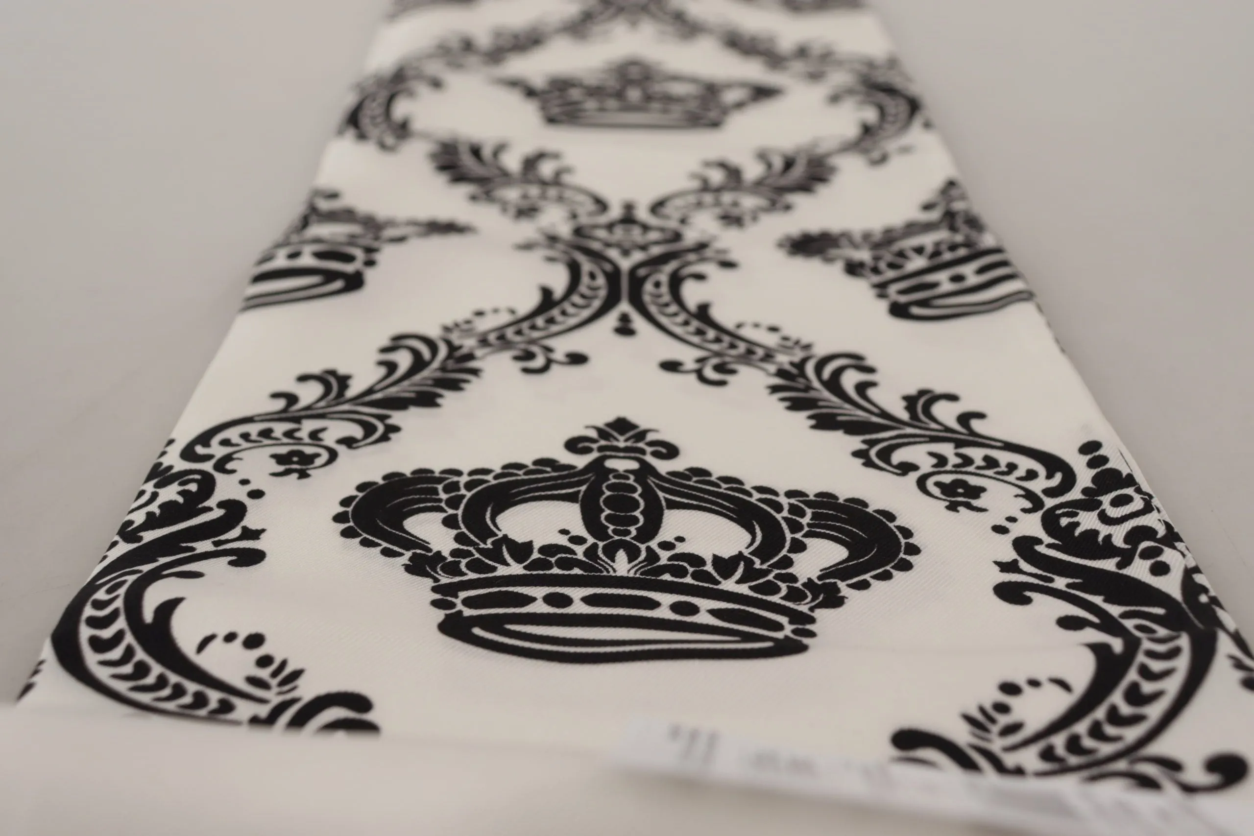 Royal Crown Printed Silk Men's Scarf sold by Louxly product image thumbnail 5