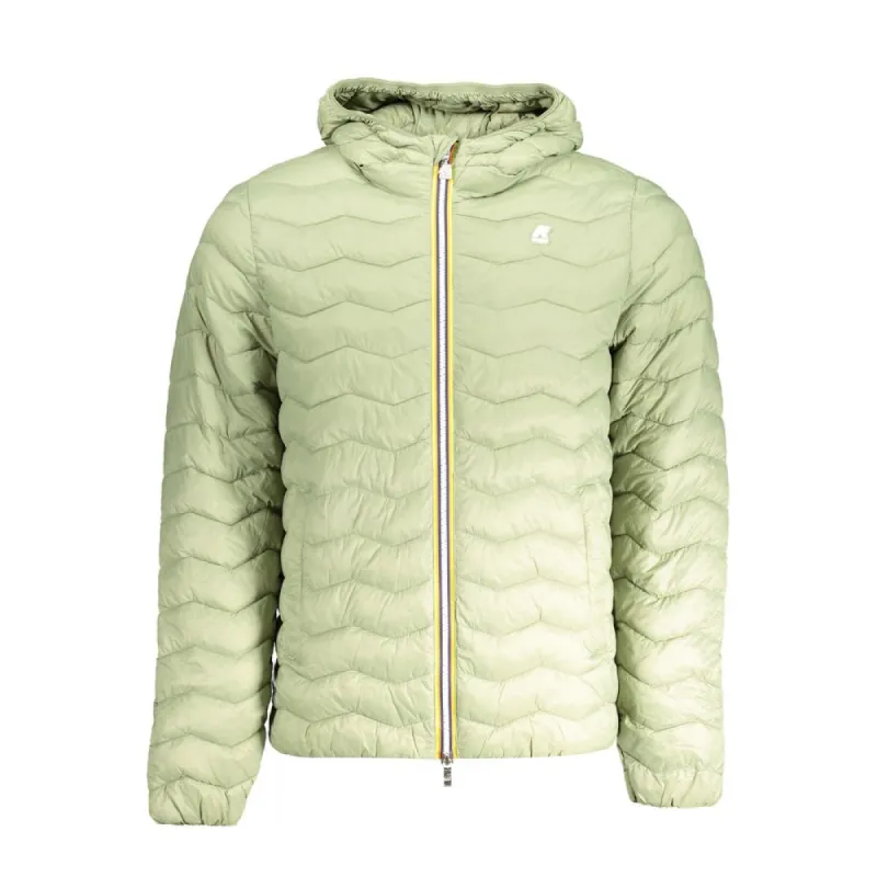 Green Polyamide Jacket sold by Louxly