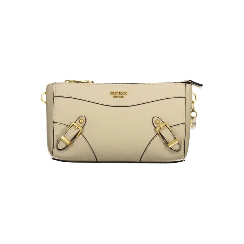 Beige Polyethylene Handbag sold by Louxly