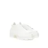 Pristine White Leather Sneakers sold by Louxly