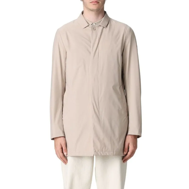 Slim-Fit Water-Repellent Trench Coat sold by Louxly