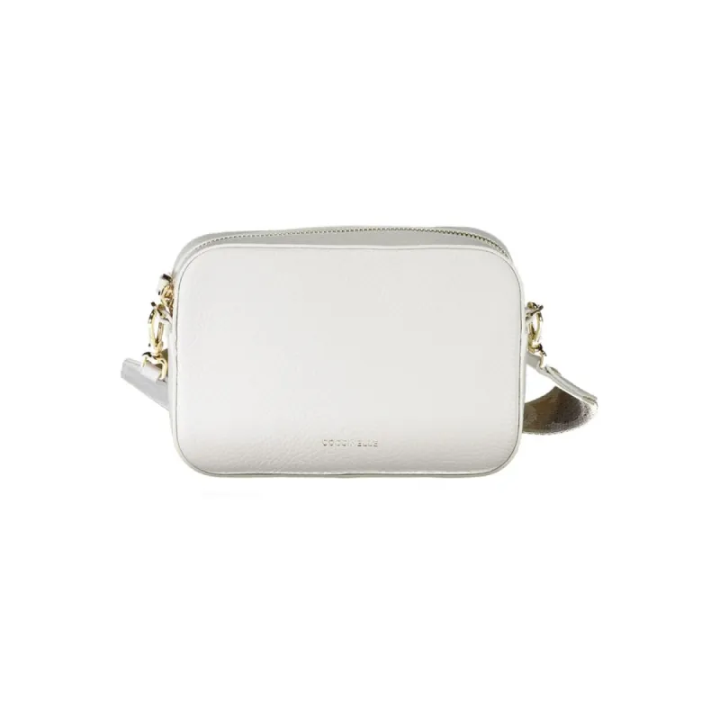 White Leather Handbag sold by Louxly