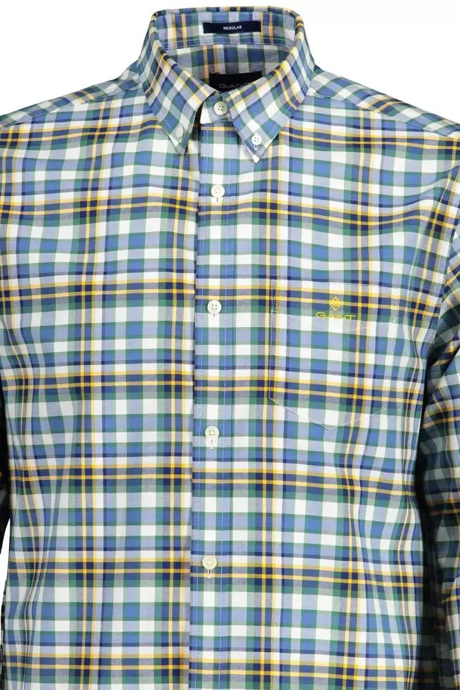 Blue Cotton Mens Shirt sold by Louxly product image thumbnail 3