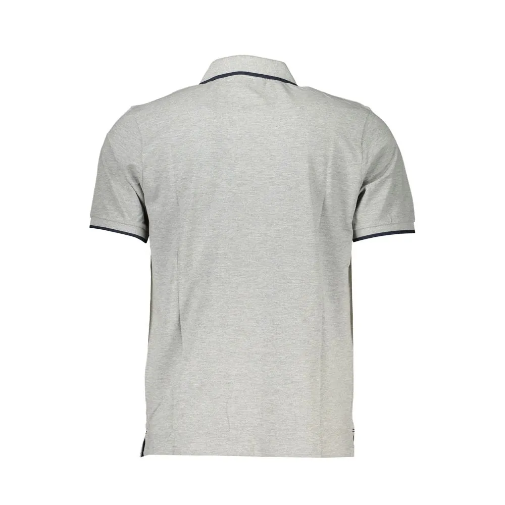 Gray Cotton Polo Shirt sold by Louxly product image thumbnail 2