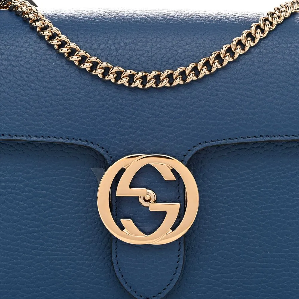 Blue Leather Crossbody Bag sold by Louxly product image thumbnail 3