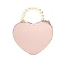 Love Shack Heart Lilac Leather Pearl Top Handle Crossbody Bag sold by Louxly