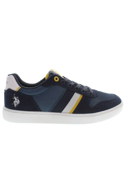 Blue Polyester Men Sneaker sold by Louxly