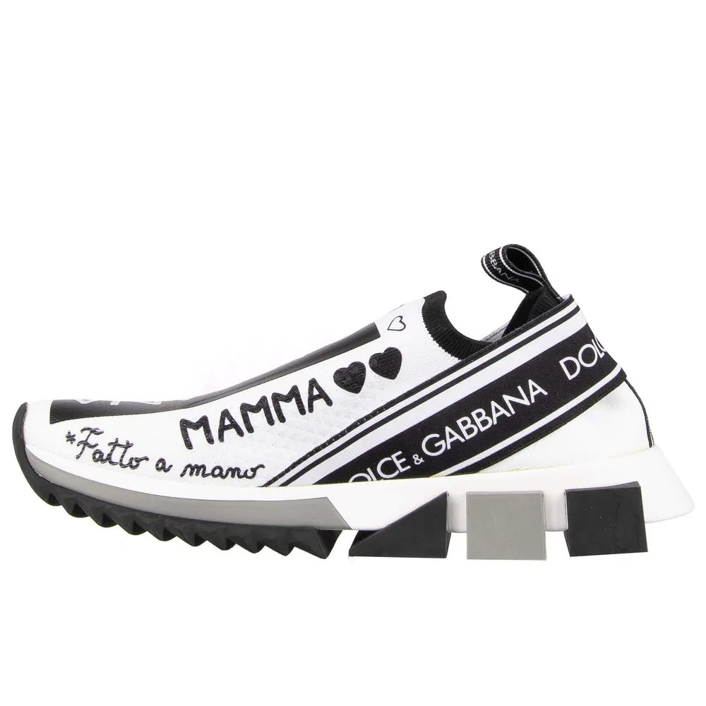 Elegant Monochrome Printed Stretch Sneakers sold by Louxly product image thumbnail 2