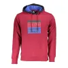 Chic Pink Hooded Fleece Sweatshirt sold by Louxly