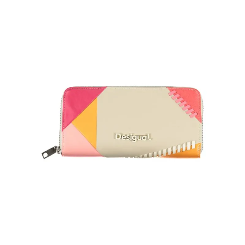 Beige Polyethylene Wallet sold by Louxly