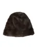 Brown Weasel Fur Womens Cashmere Hat Beanie sold by Louxly