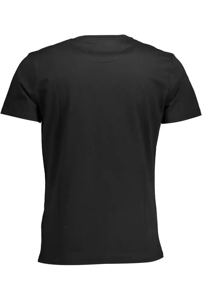 Black Cotton Men T-Shirt sold by Louxly product image thumbnail 2