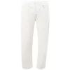 Elegant White Cotton Trousers sold by Louxly