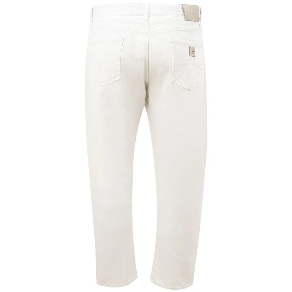 Elegant White Cotton Trousers sold by Louxly product image thumbnail 2