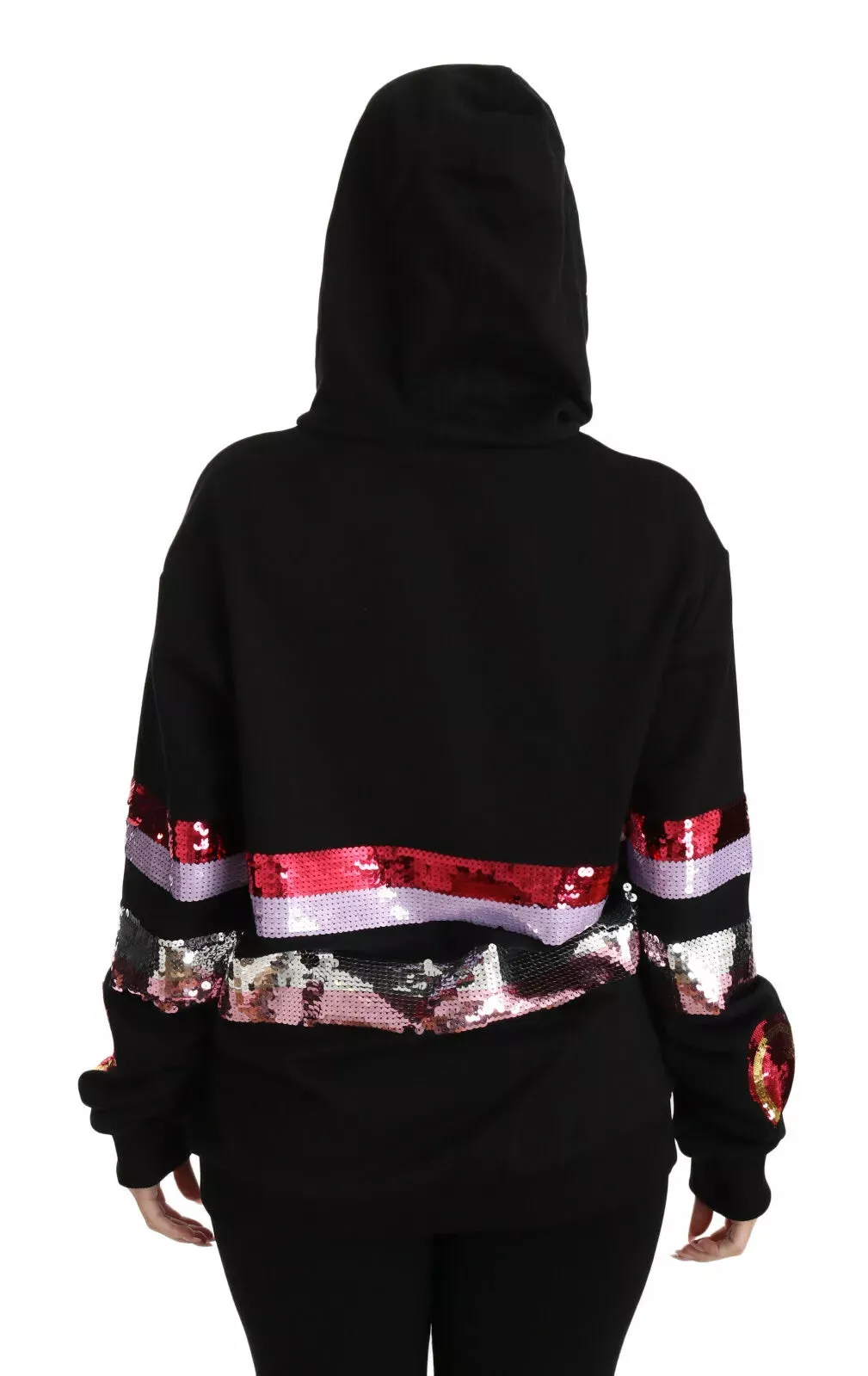 DG Sequined Hooded Pullover Sweater sold by Louxly product image thumbnail 2