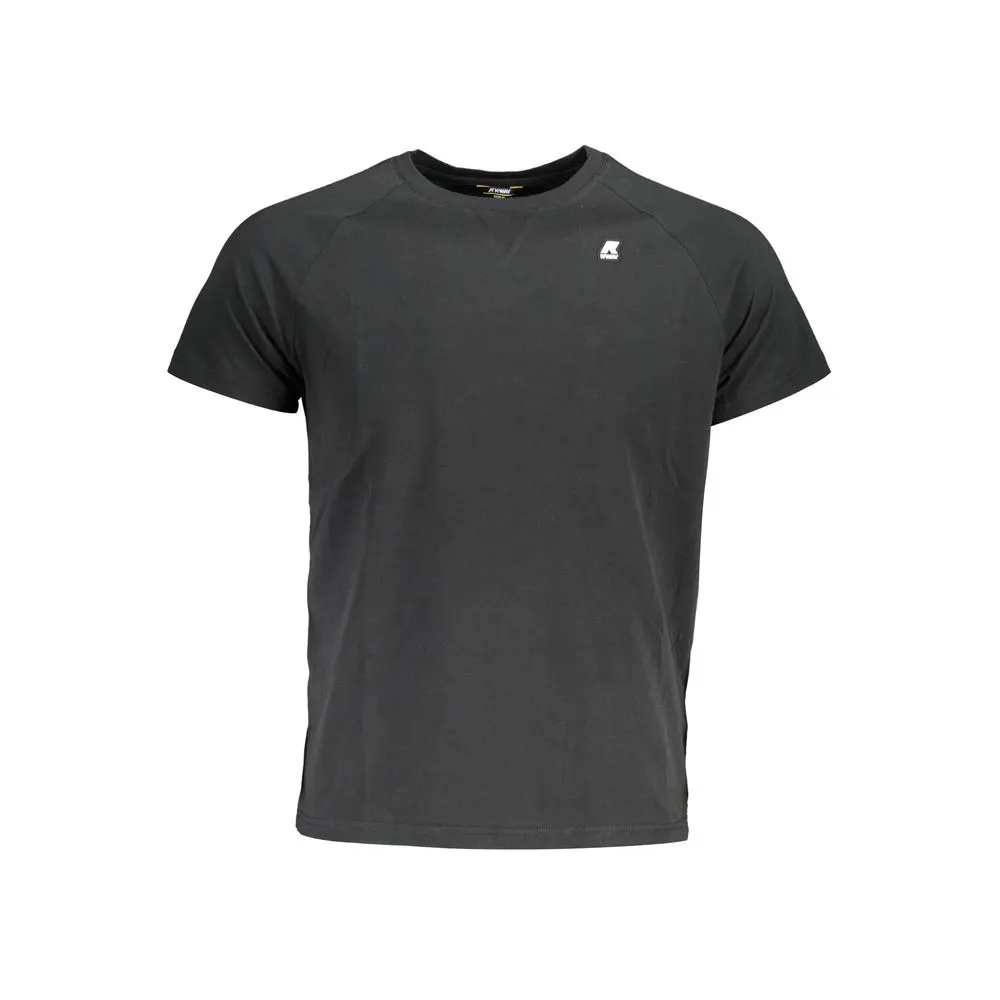 Sleek Cotton Round Neck Tee with Logo Detail sold by Louxly