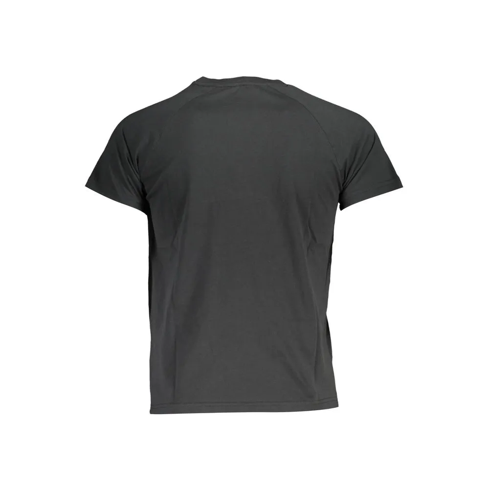 Sleek Cotton Round Neck Tee with Logo Detail sold by Louxly product image thumbnail 2