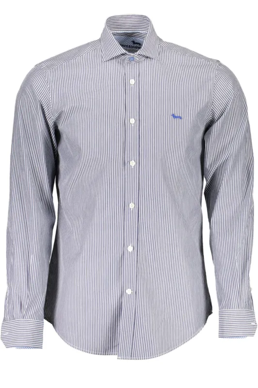Blue Cotton Men Shirt sold by Louxly