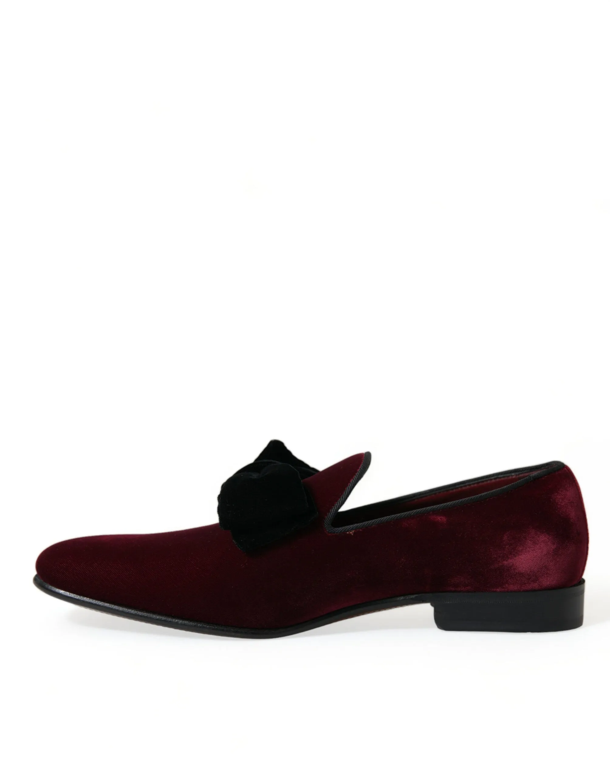 Burgundy Velvet Loafers - Elegance with a Twist sold by Louxly product image thumbnail 5