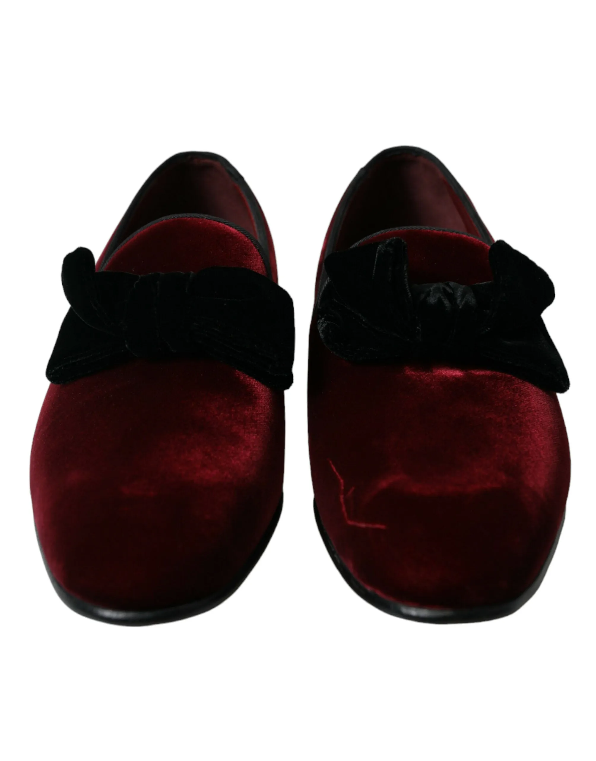 Burgundy Velvet Loafers - Elegance with a Twist sold by Louxly product image thumbnail 2