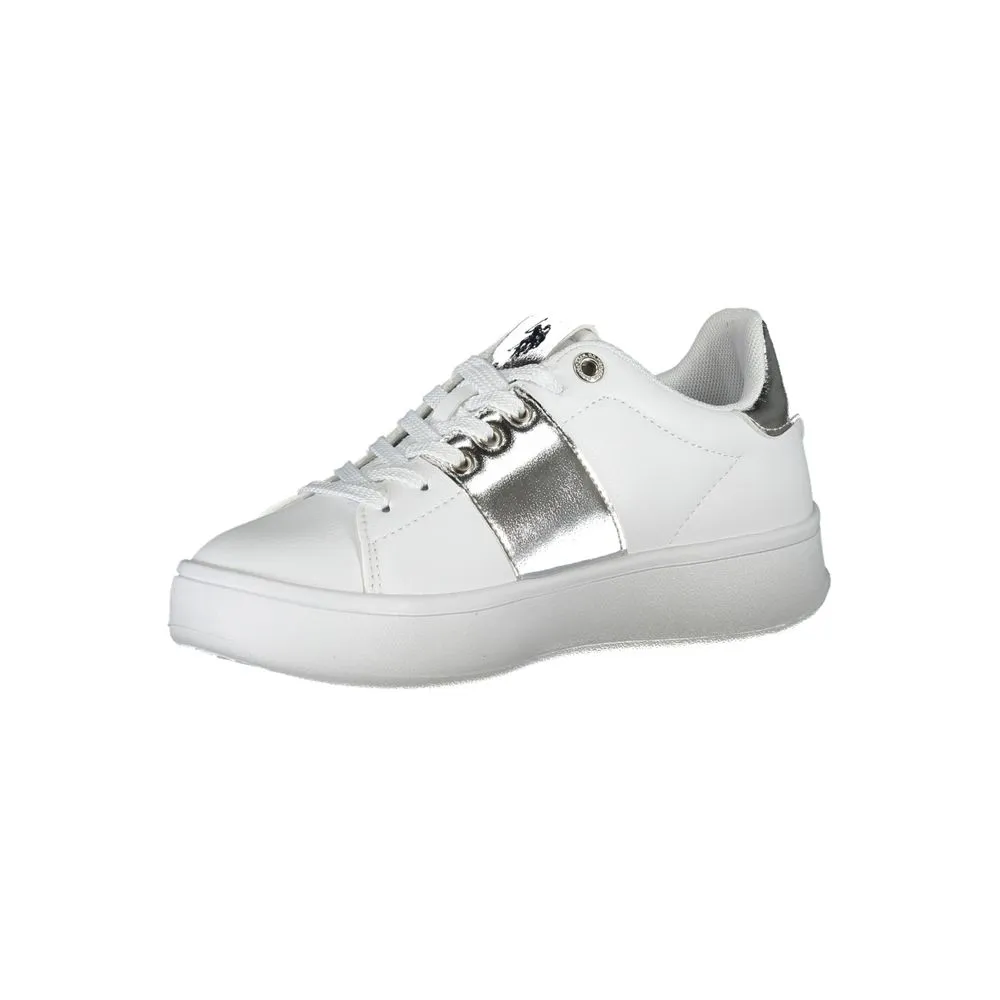 White Polyethylene Women Sneaker sold by Louxly product image thumbnail 3