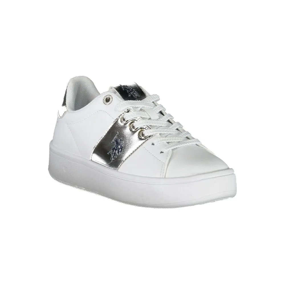 White Polyethylene Women Sneaker sold by Louxly product image thumbnail 2