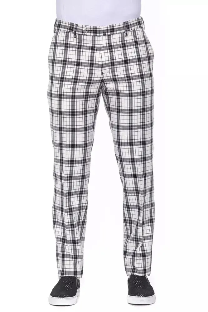 Black Cotton Men's Trouser sold by Louxly
