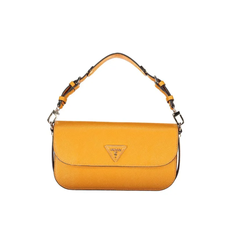 Orange Polyethylene Handbag sold by Louxly