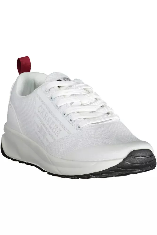 Sleek White Sports Sneakers with Contrast Accents sold by Louxly product image thumbnail 2
