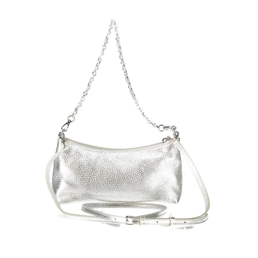 Silver Leather Handbag sold by Louxly product image thumbnail 2