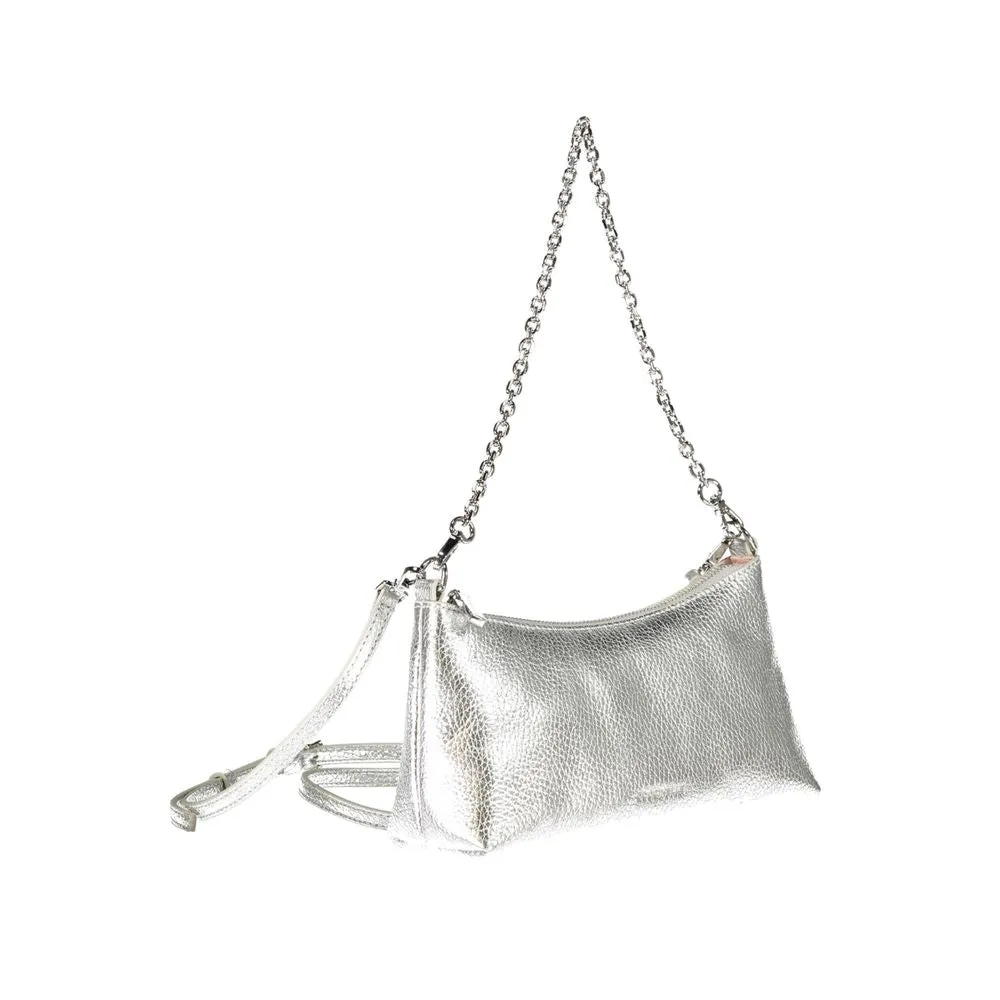 Silver Leather Handbag sold by Louxly product image thumbnail 3