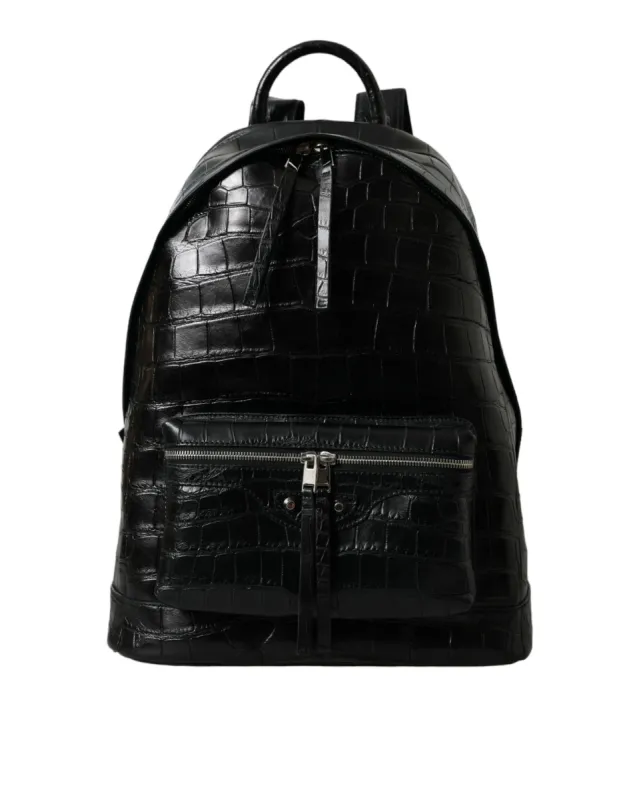 Exquisite Alligator Skin Luxury Backpack made by Balenciaga
